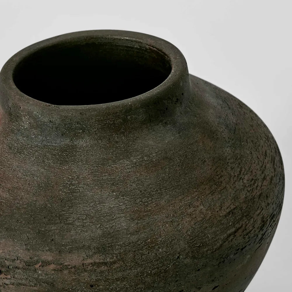 Landis Small Pot Dark Brown