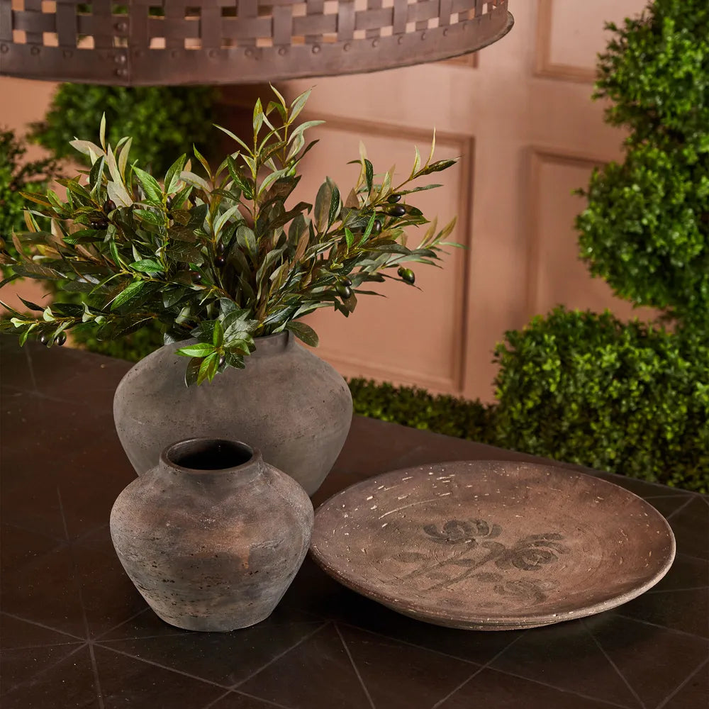 Landis Small Pot Dark Brown