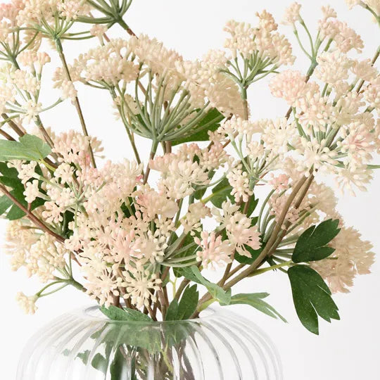 Angelica Cream Pink Mix in Vase 48cm