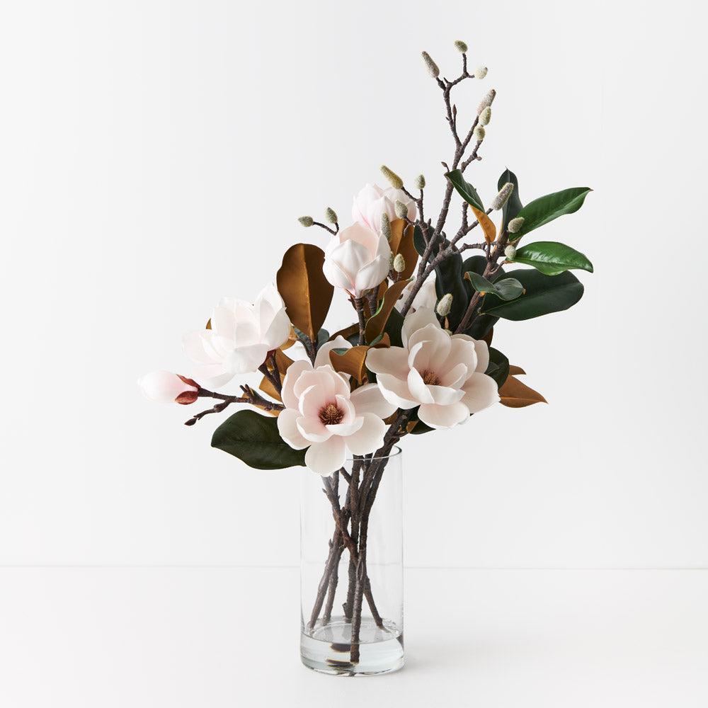 Magnolia Japanese Mix in Vase Pink