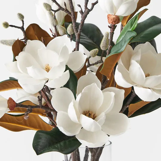 Magnolia Japanese Mix in Vase White